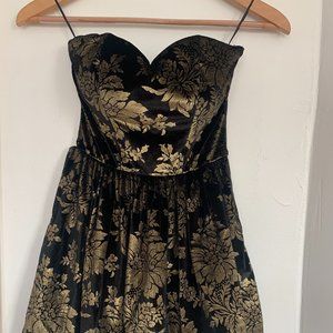 Black Strapless Dress